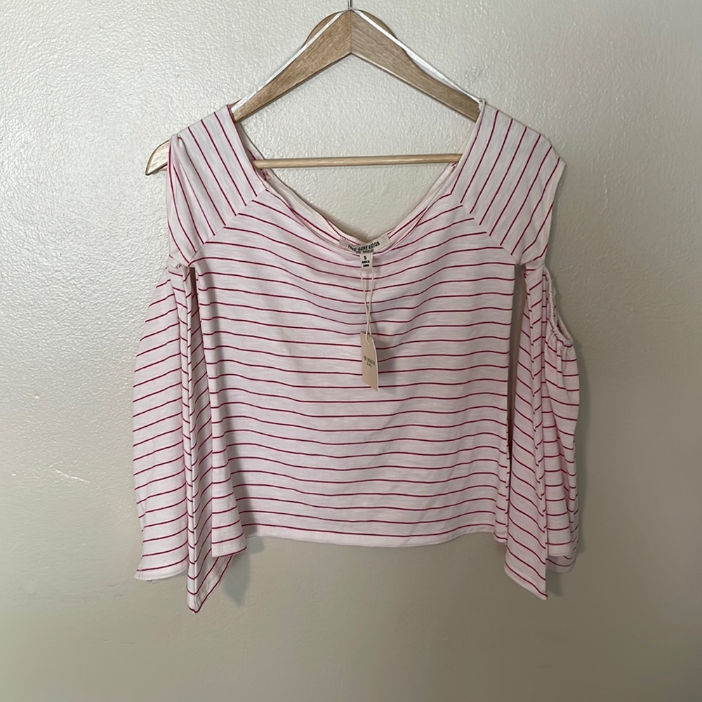 NEW Free Generation Los Angeles Stripe Top. Small